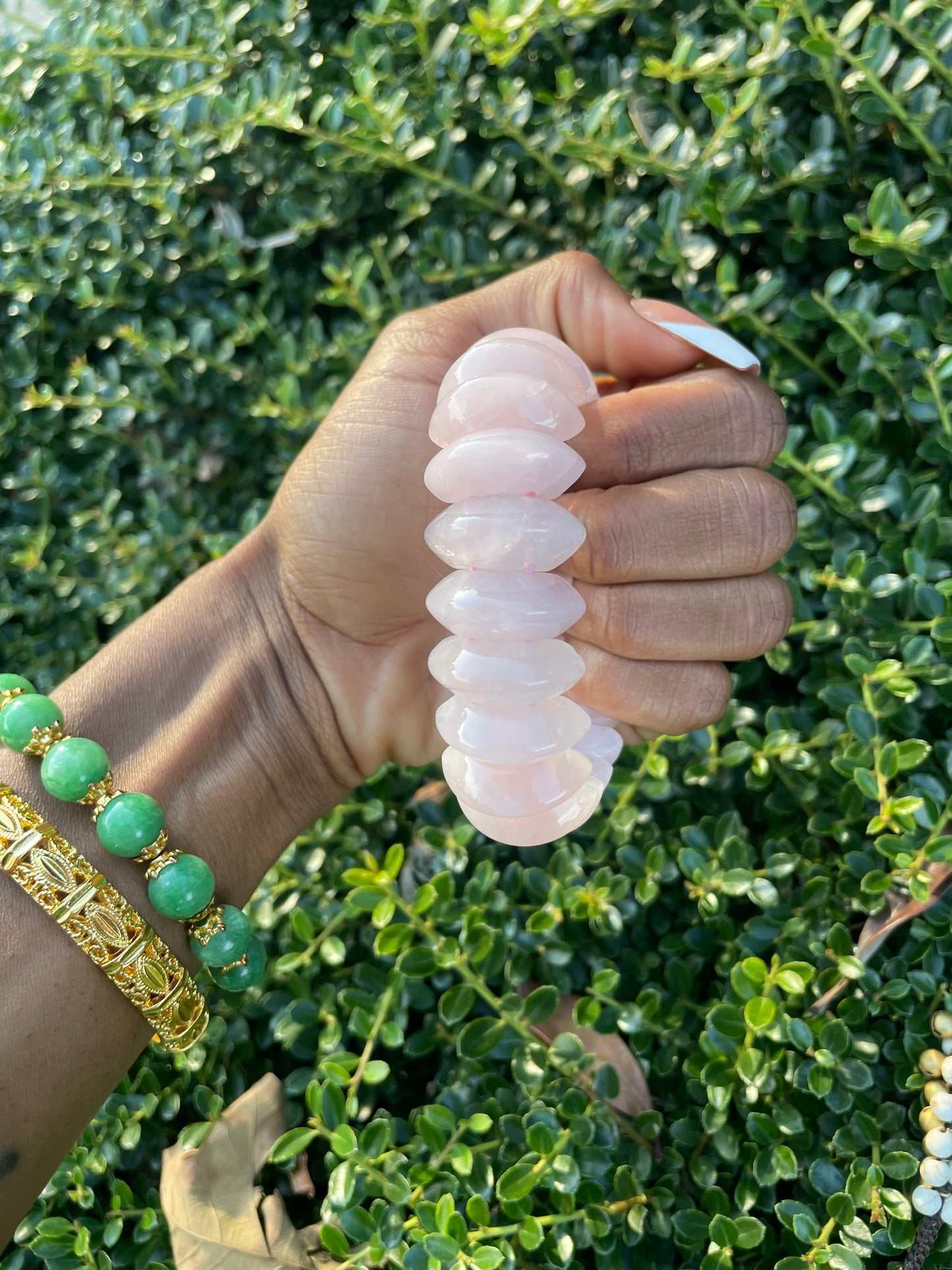 rose quartz bracelet