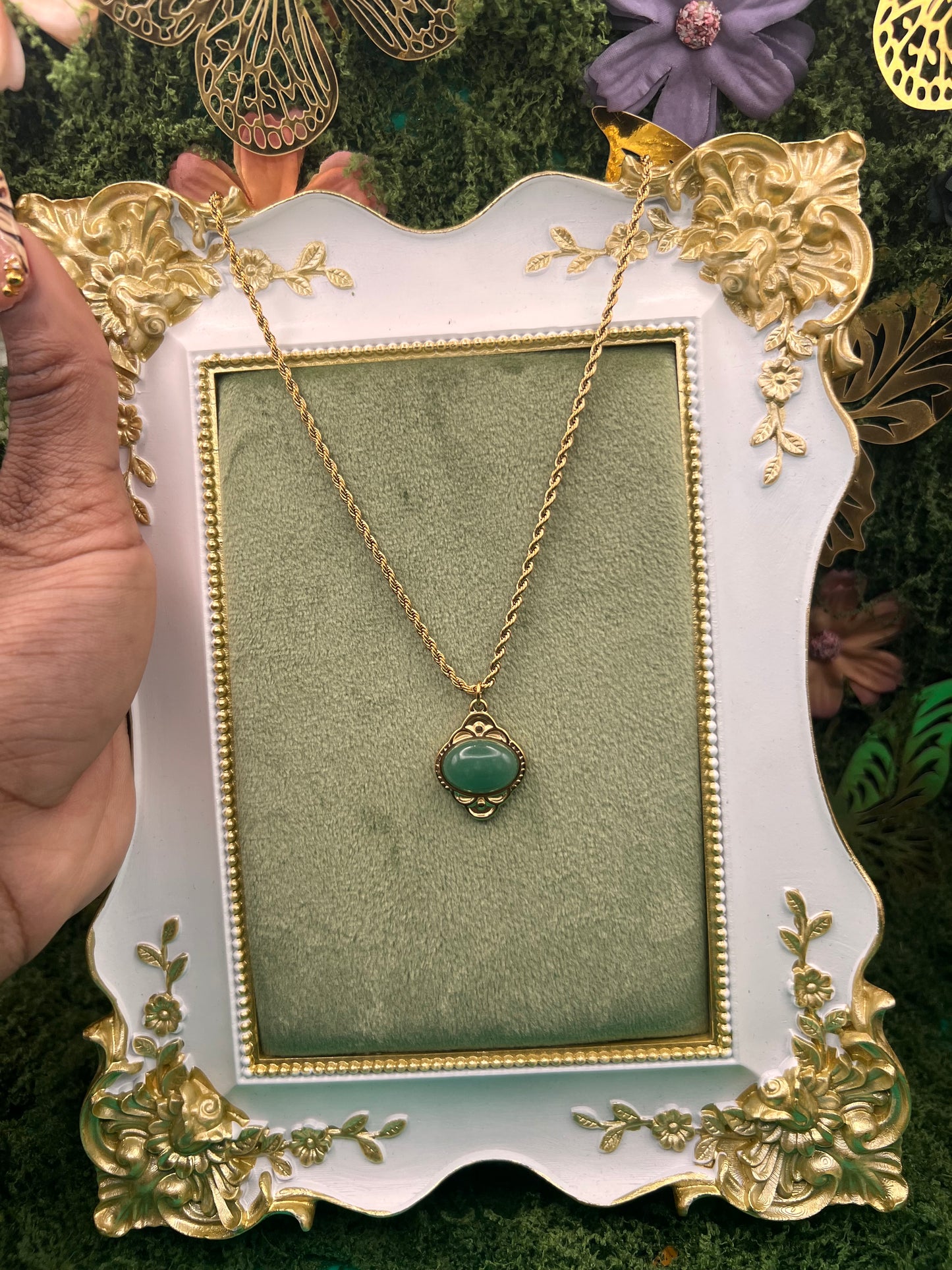 Celestial Jade Necklace ⭐️