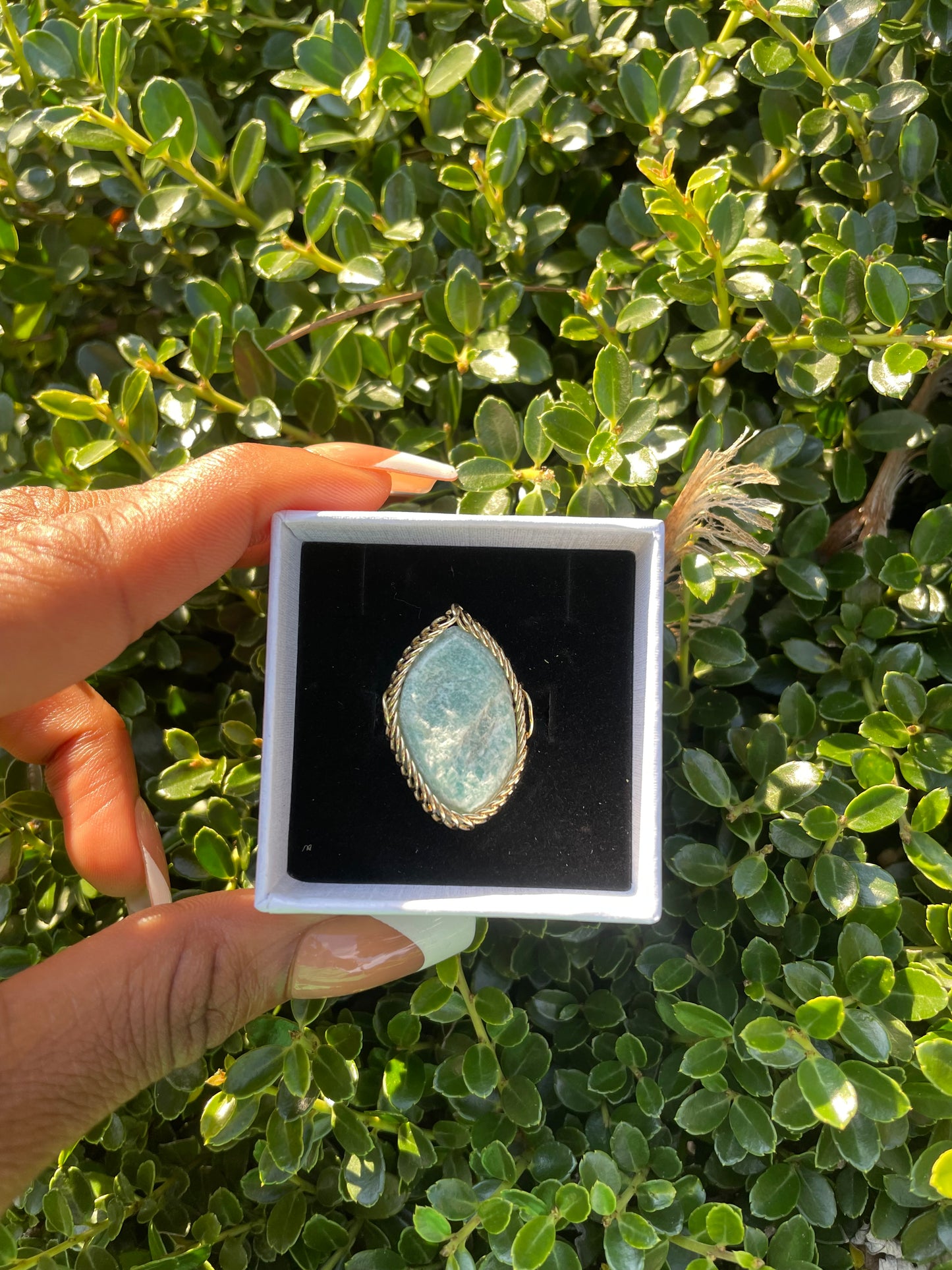 Amazonite ring