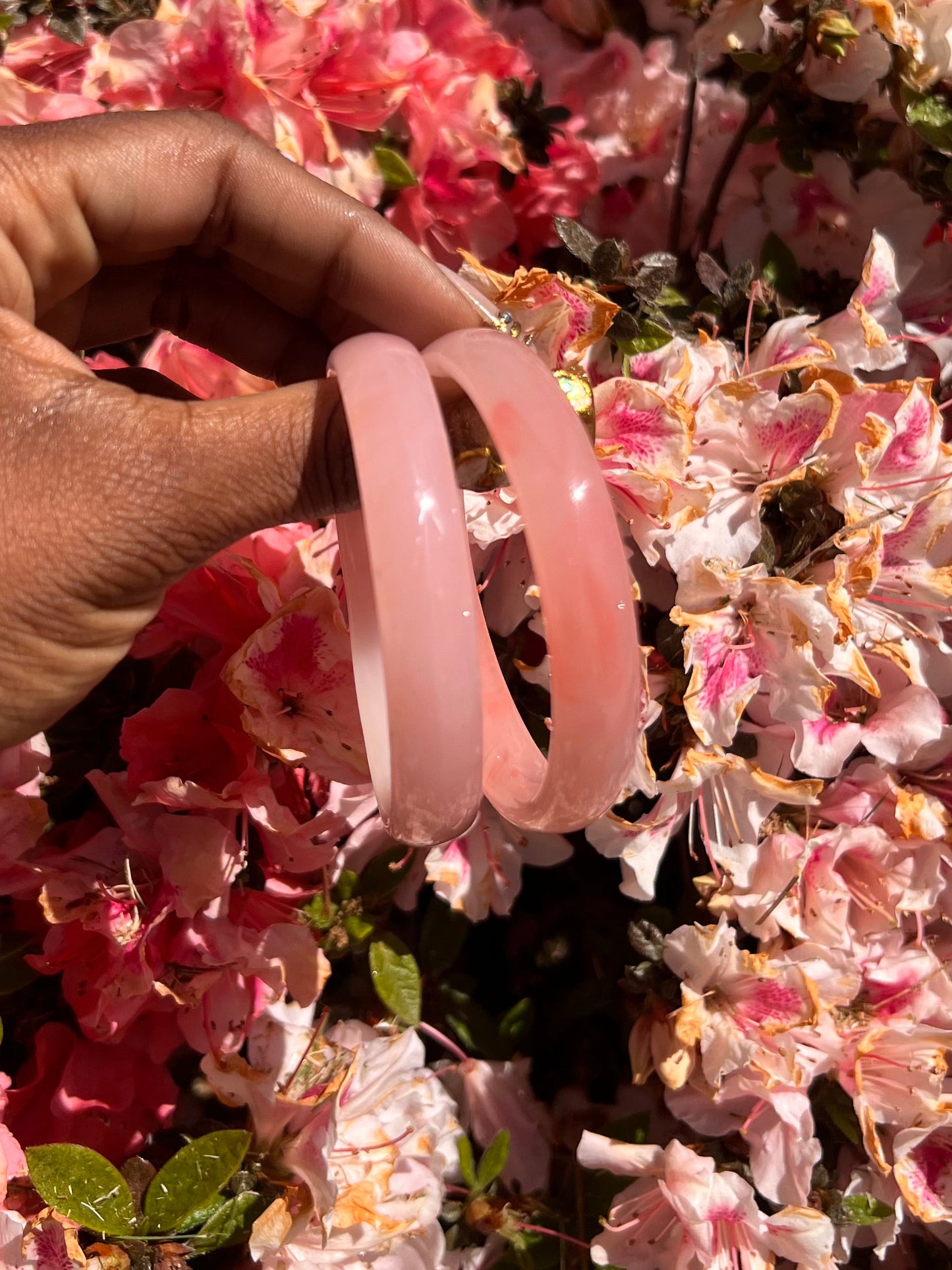 Lychee Glass Bangle (2pc)