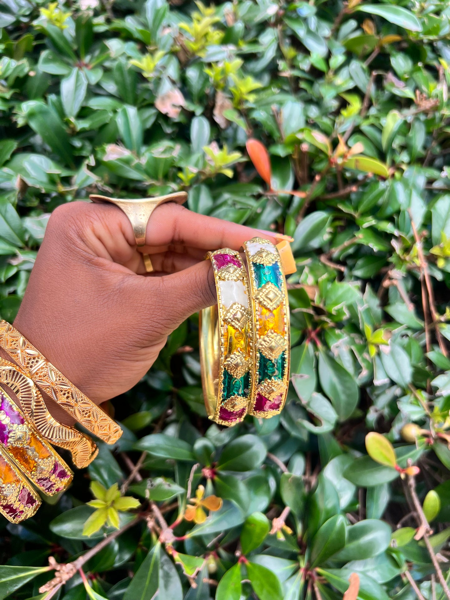 Colorful bangle set ✨🧚🏾♀️