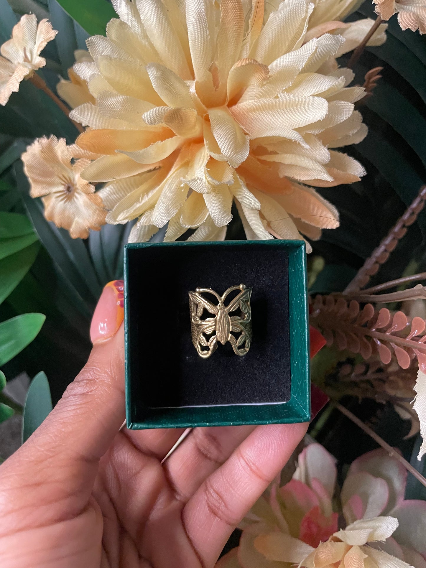Butterfly brass ring ✨