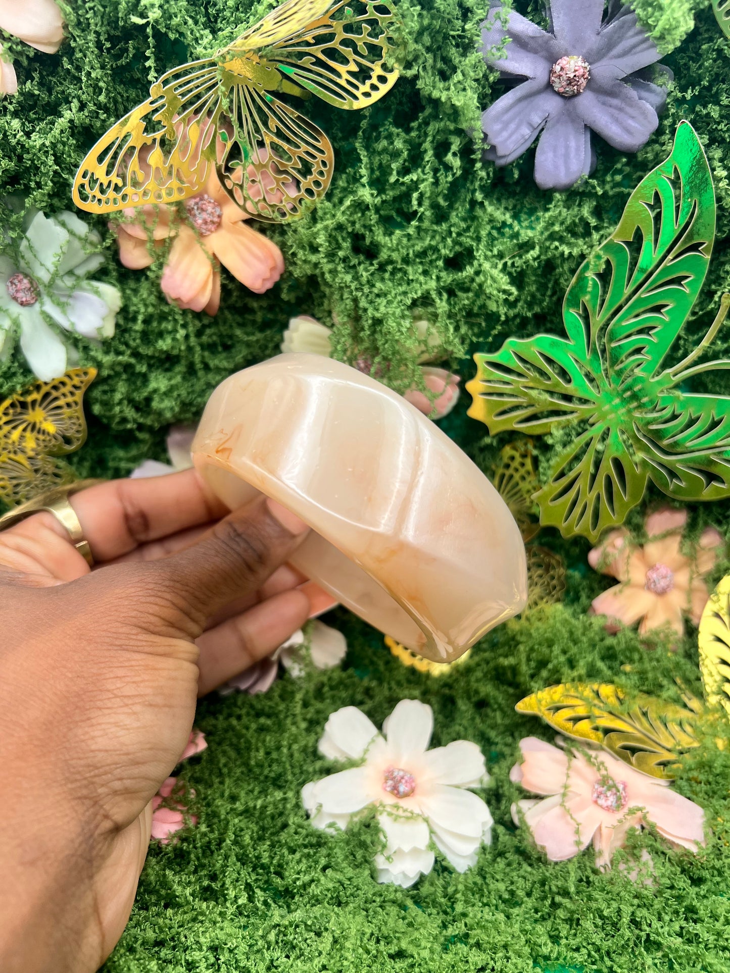 Peach swirl bangle ✨