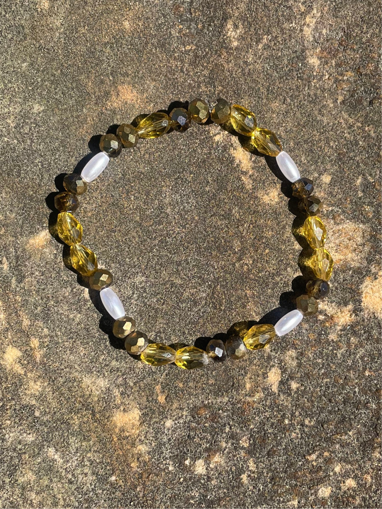 Golden Brown anklet