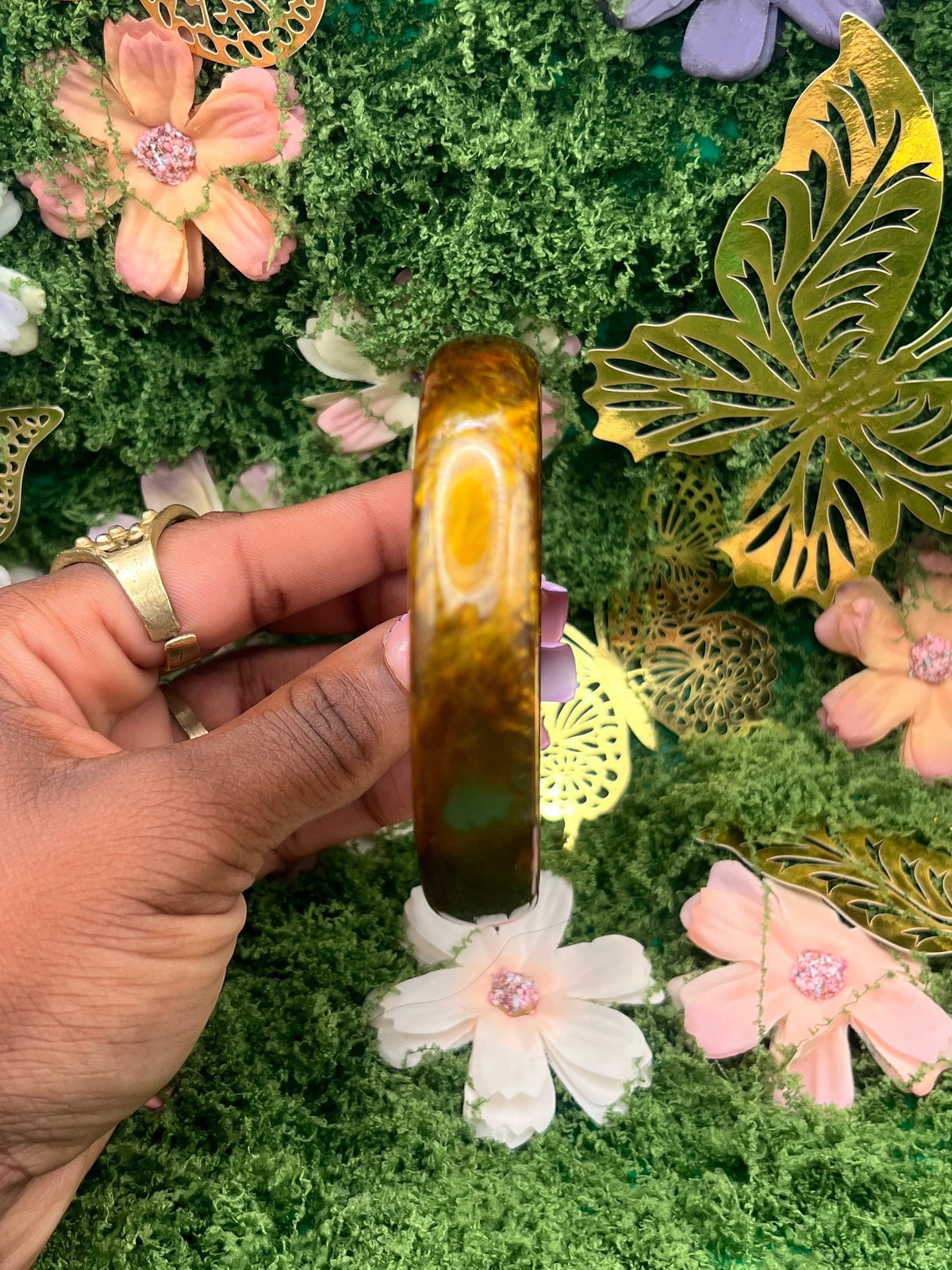 golden swirl bangle ✨