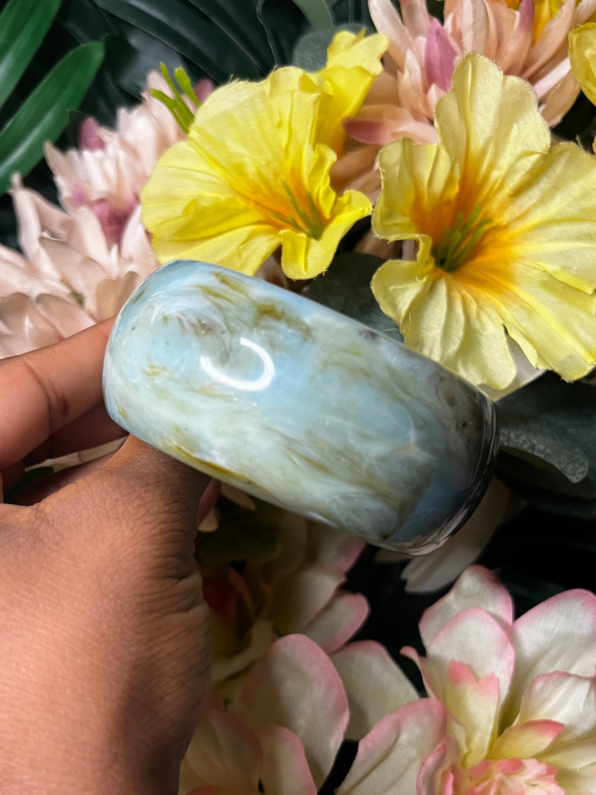 Blue sand bangle ✨