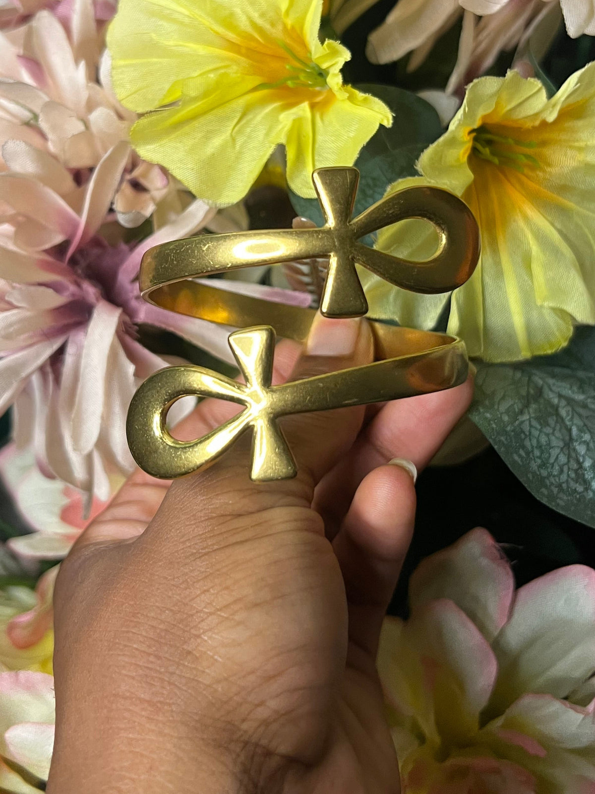 Ankh bangle ( stainless steel ) 🧚🏾♀️✨