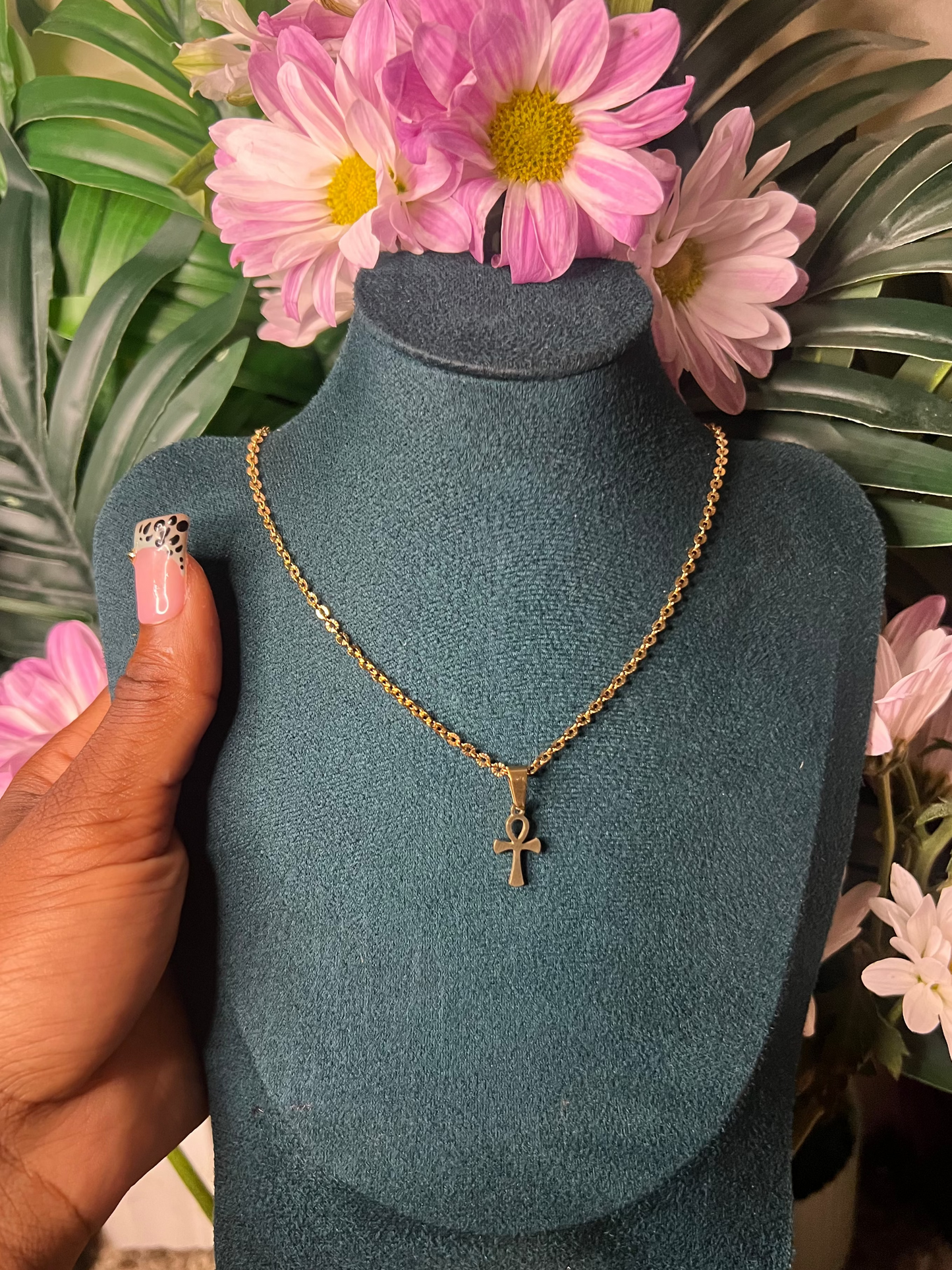 small ankh necklace
