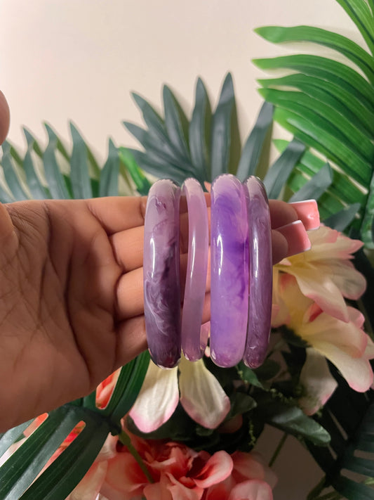 purple bangle set 🌼