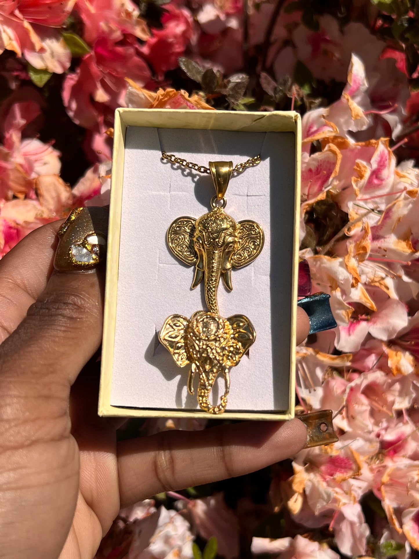 Elephant Necklace Set 🦋✨