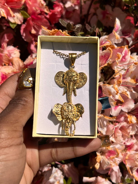 Elephant Necklace Set 🦋✨