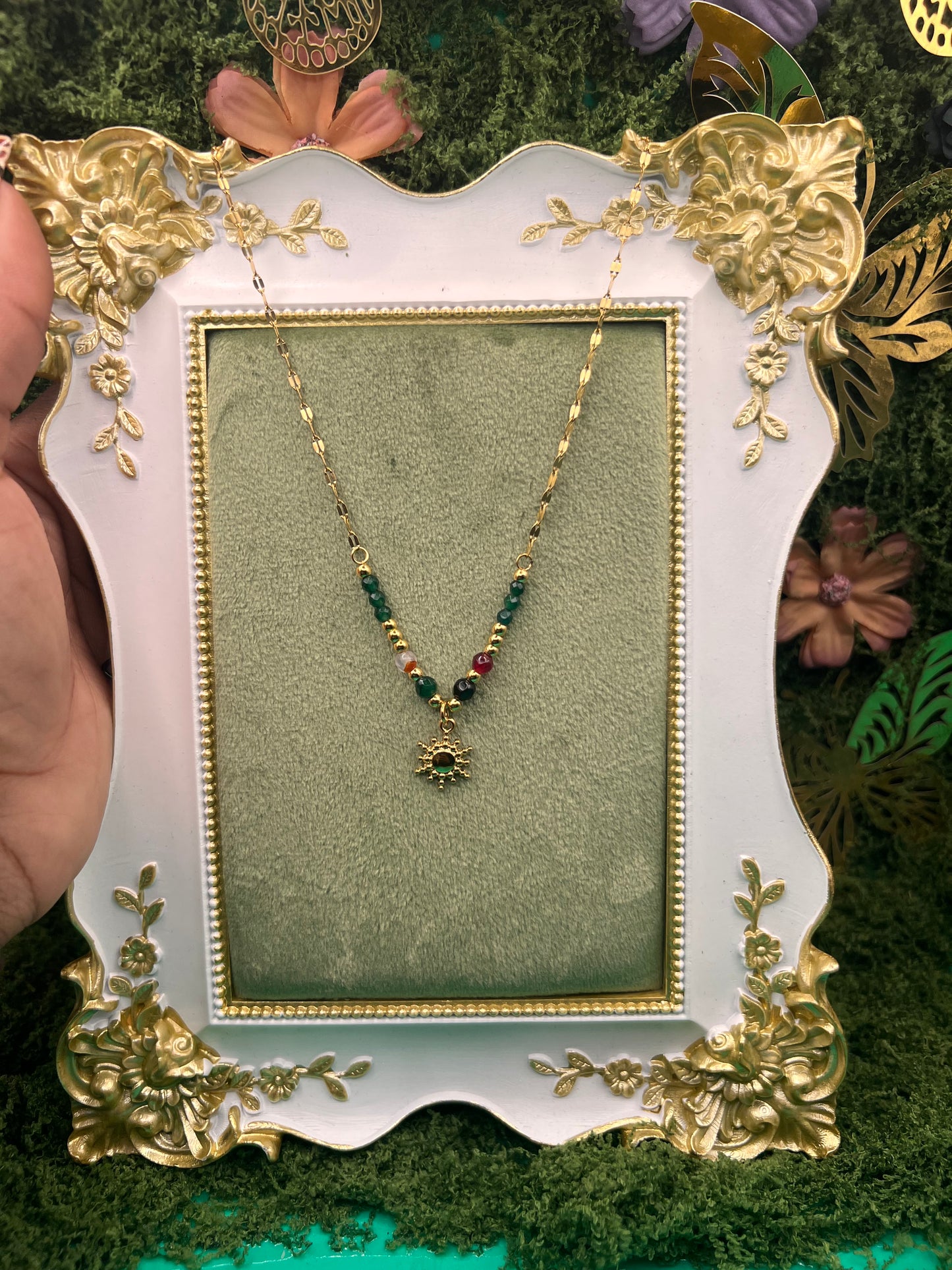 Sunflower necklace ⭐️