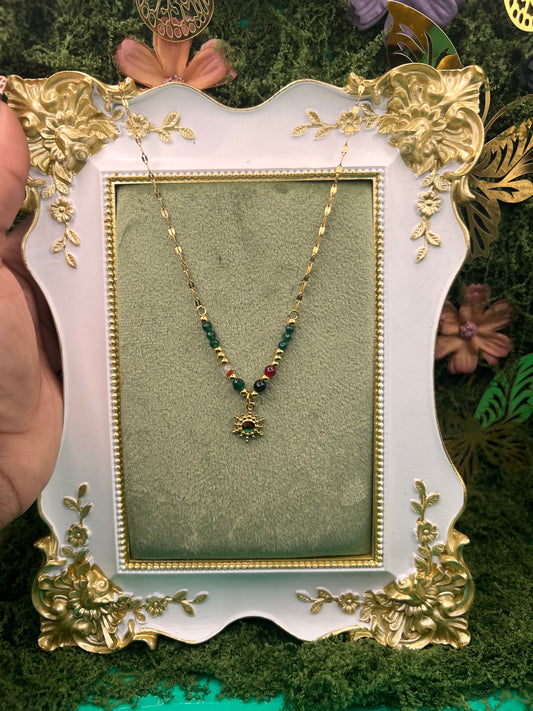 Sunflower necklace ⭐️