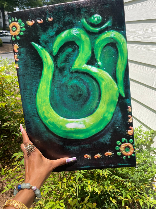 EMERALD OM ( PEACE)