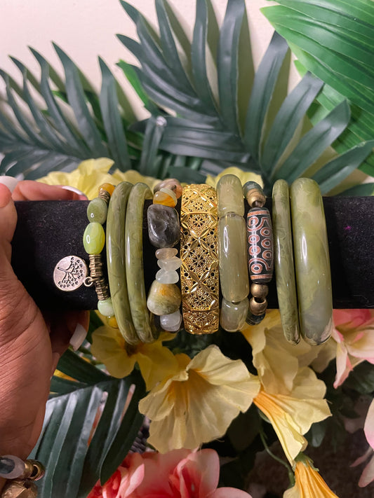 Earth bracelet set