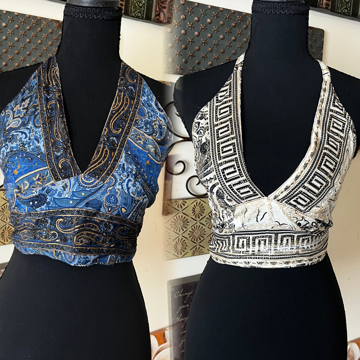 🧚🏾‍♀️✨ SILK BOHO TOPS 🧚🏾‍♀️✨ ( REVERSIBLE )