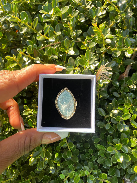 Amazonite ring