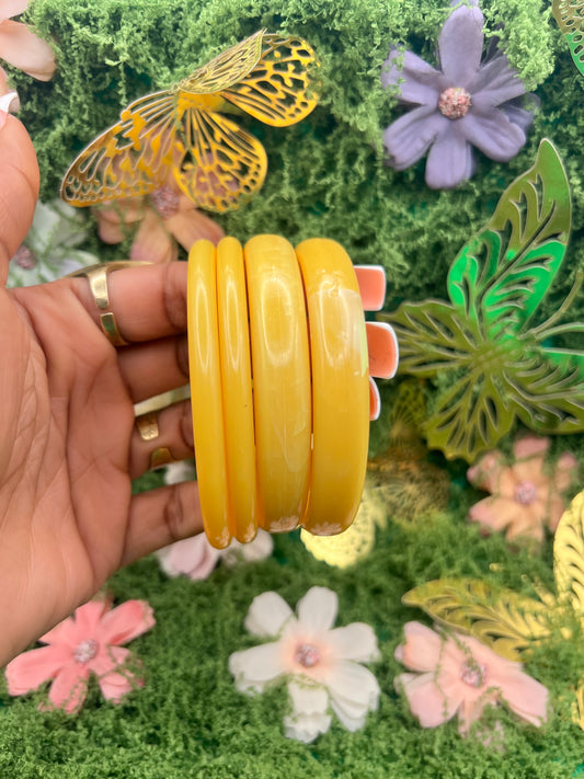 Yellow bangle set ✨