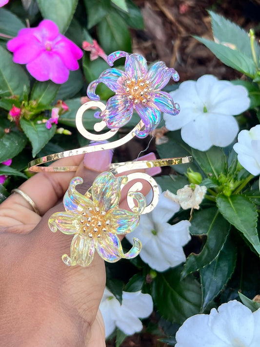 Flower bombed arm cuff🧚🏾‍♀️✨
