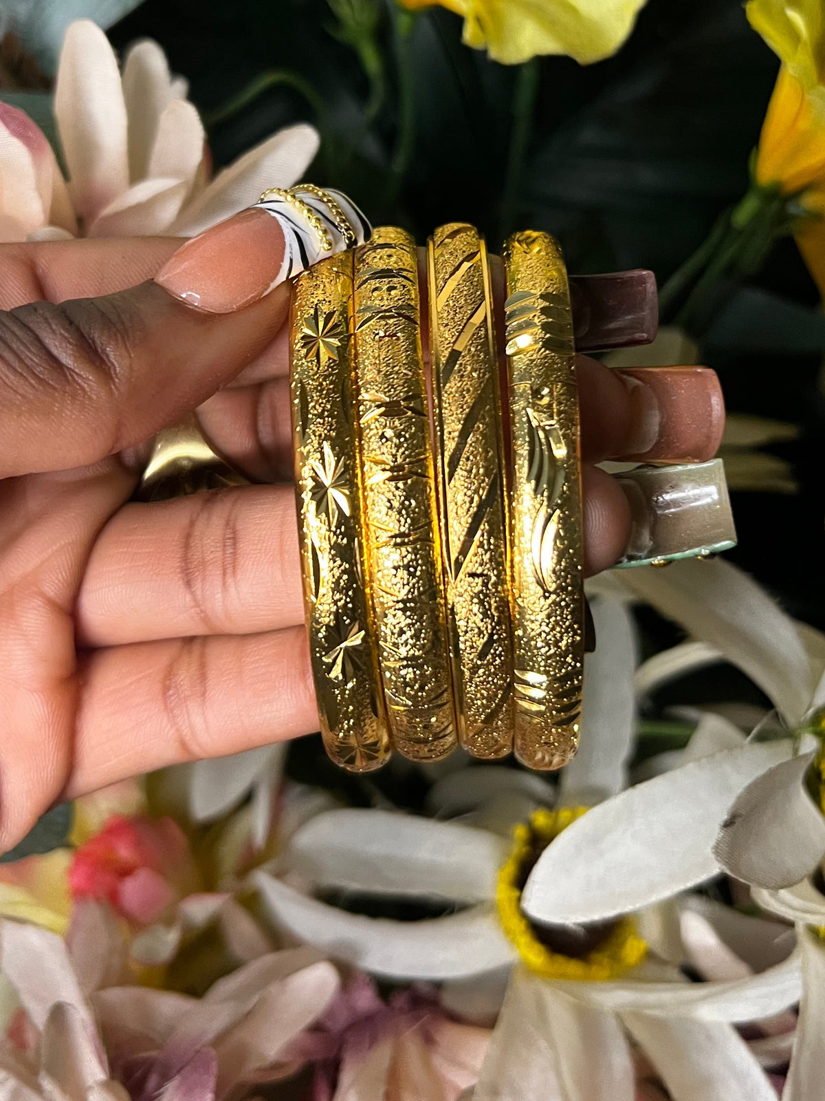 GOLD STAR BANGLES ✨🧚🏾‍♀️