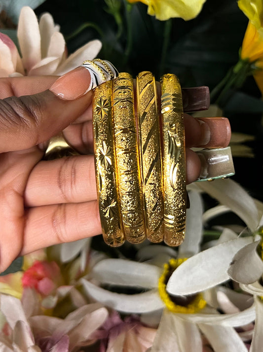 GOLD STAR BANGLES ✨🧚🏾‍♀️