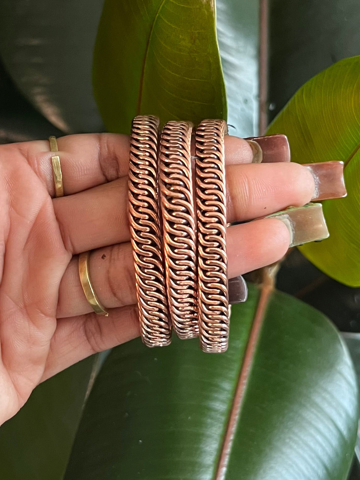 RED COPPER BANGLE 💗✨🧚🏾‍♀️
