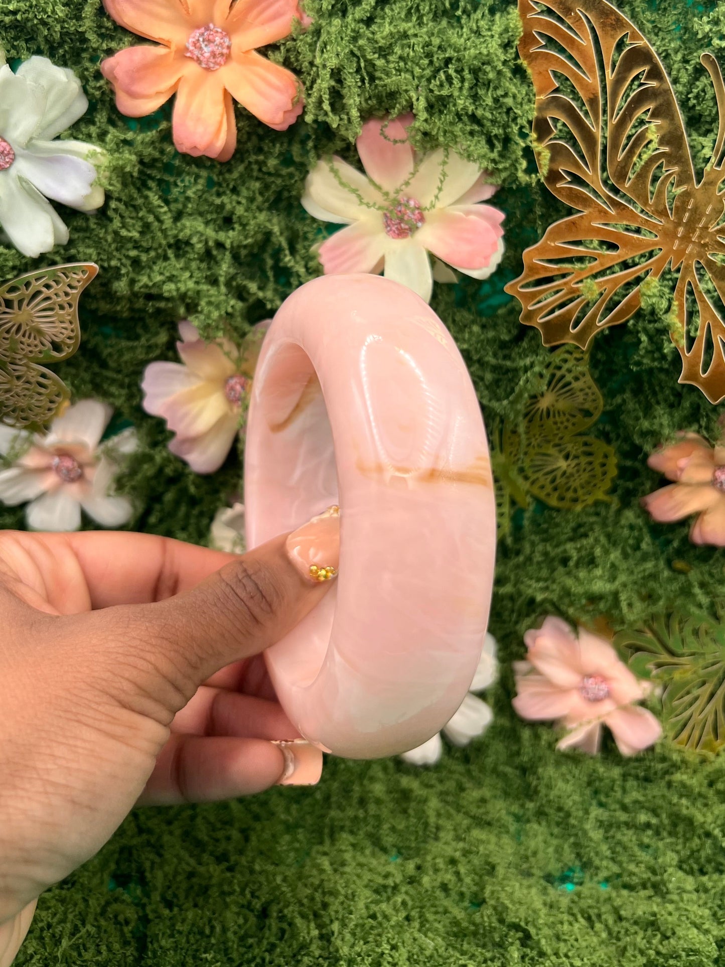 Chunky pink swirl ✨