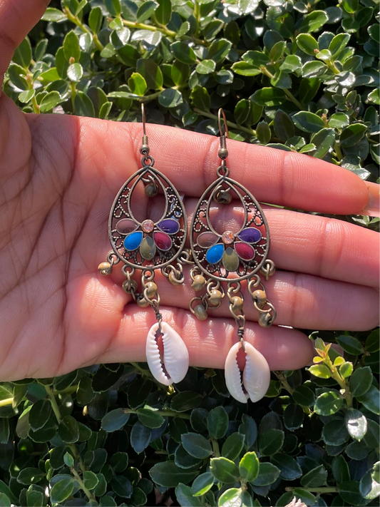shell x boho earrings
