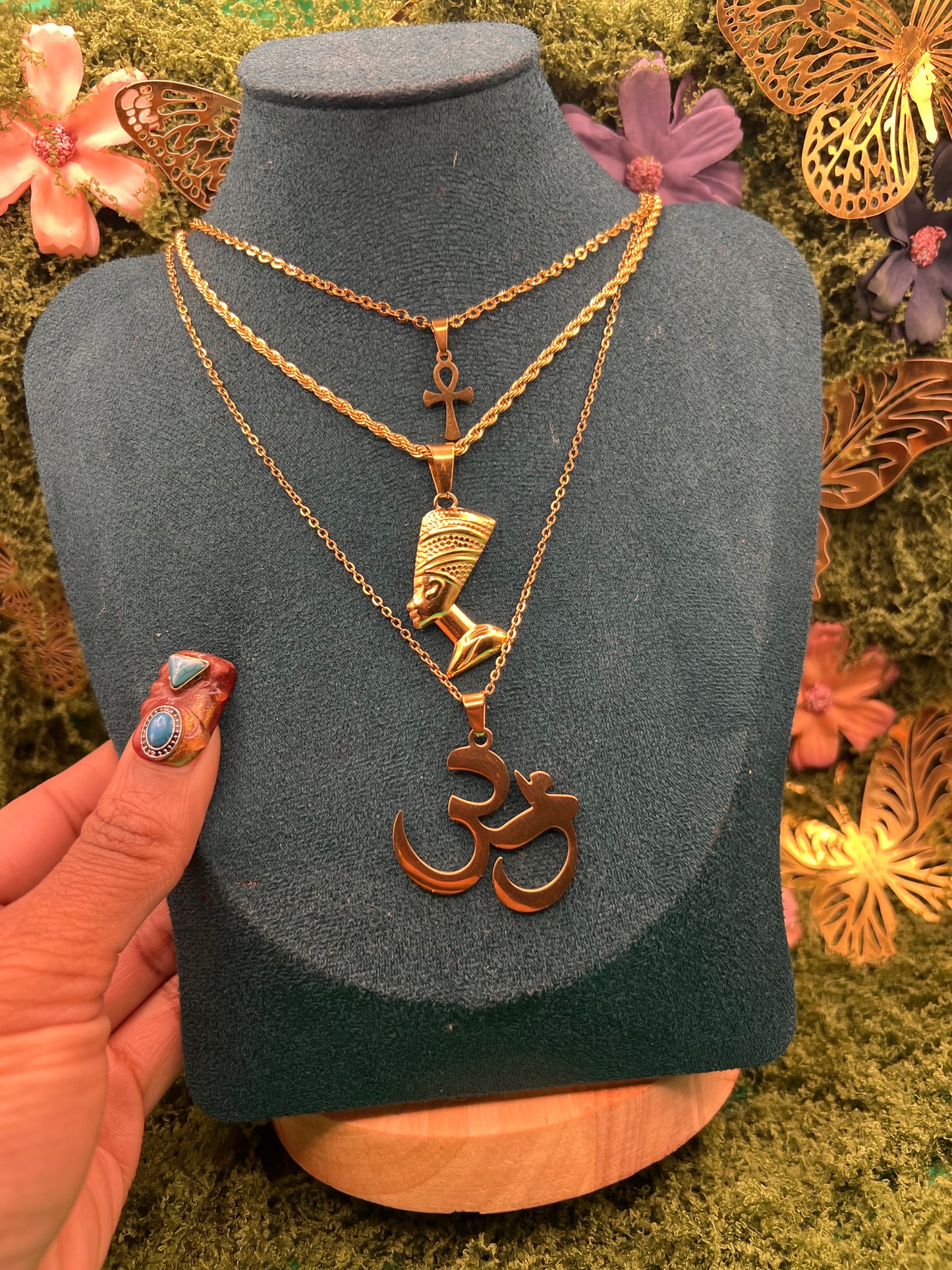 EARTHY NECKLACE SET ✨