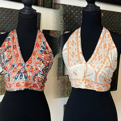 🧚🏾‍♀️✨ SILK BOHO TOPS 🧚🏾‍♀️✨ ( REVERSIBLE )