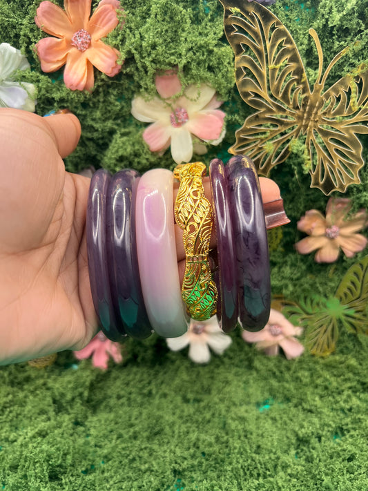 Grape bangle set ✨