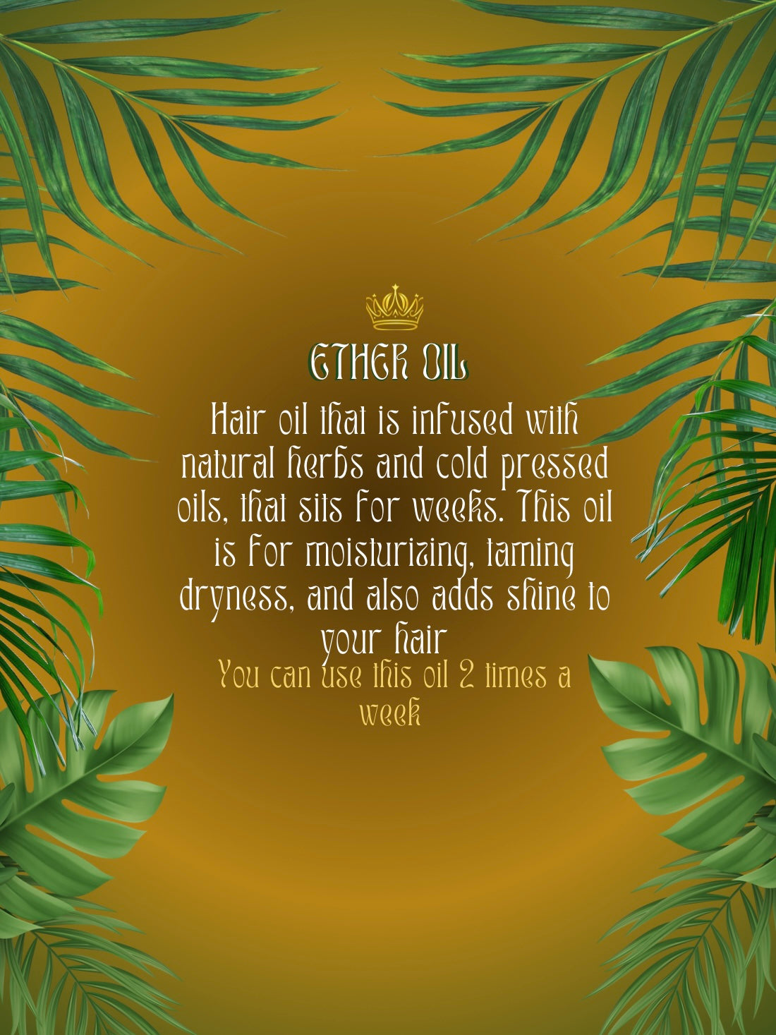 Ether Oil 💇🏾‍♀️