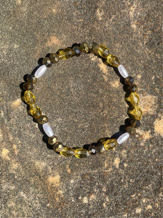 Golden Brown anklet