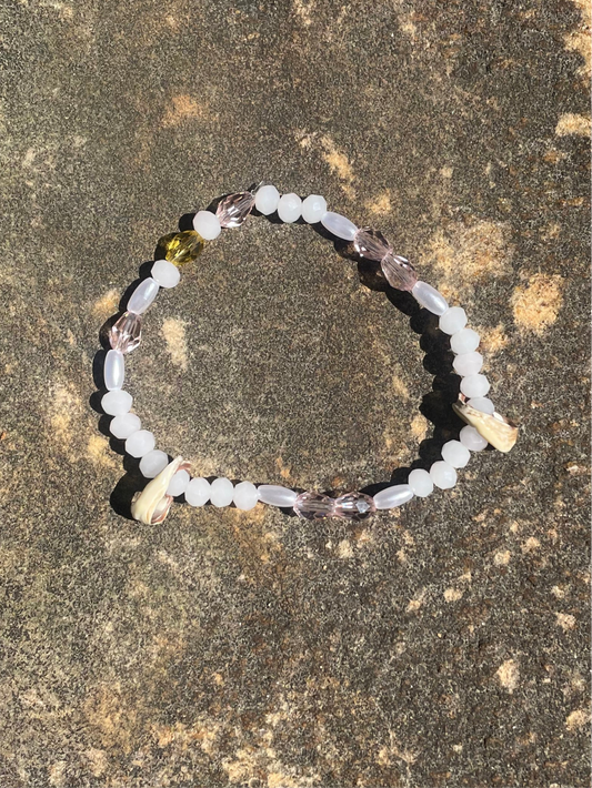 Pink ocean anklet
