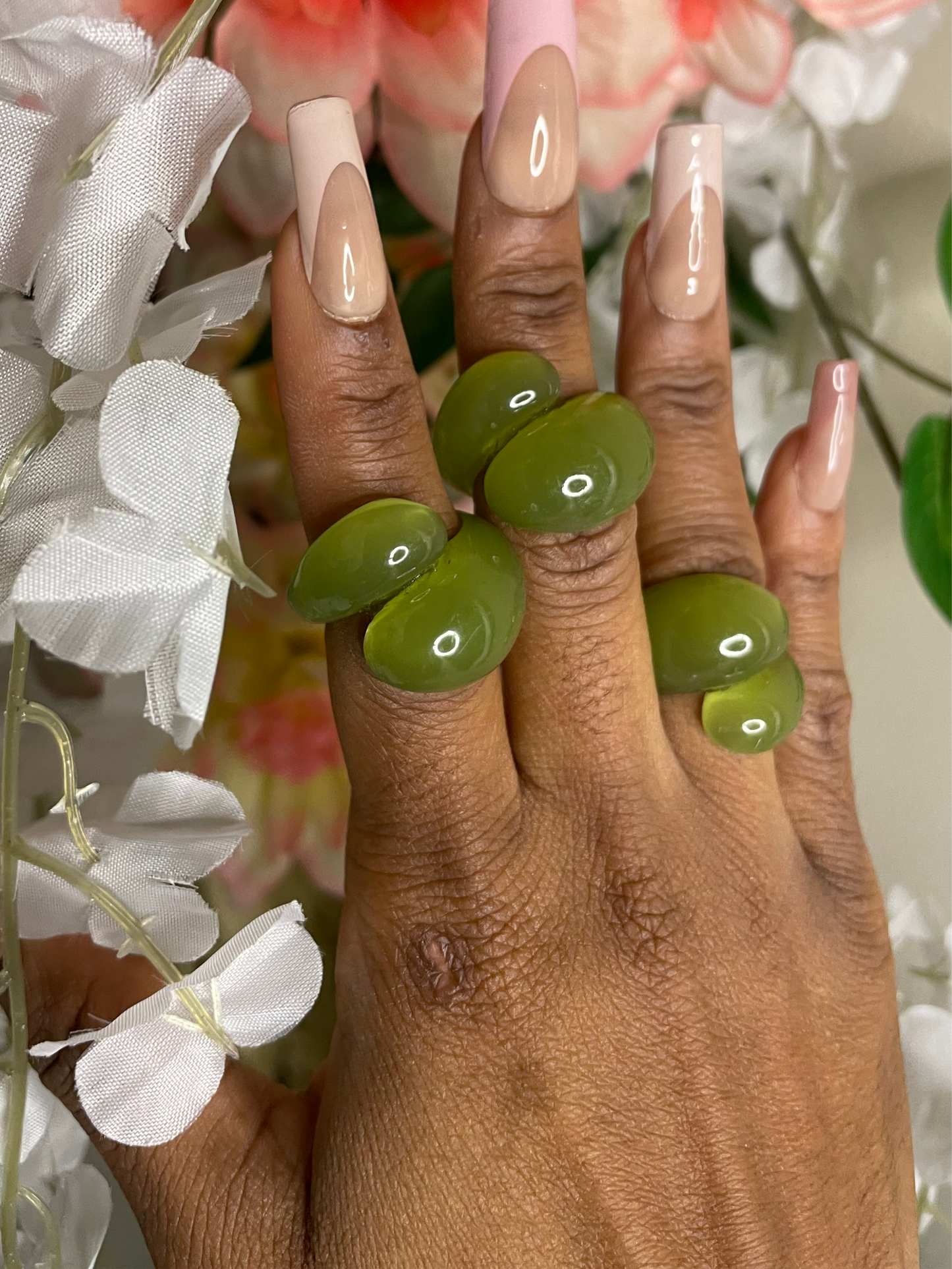 GREEN JADE RING