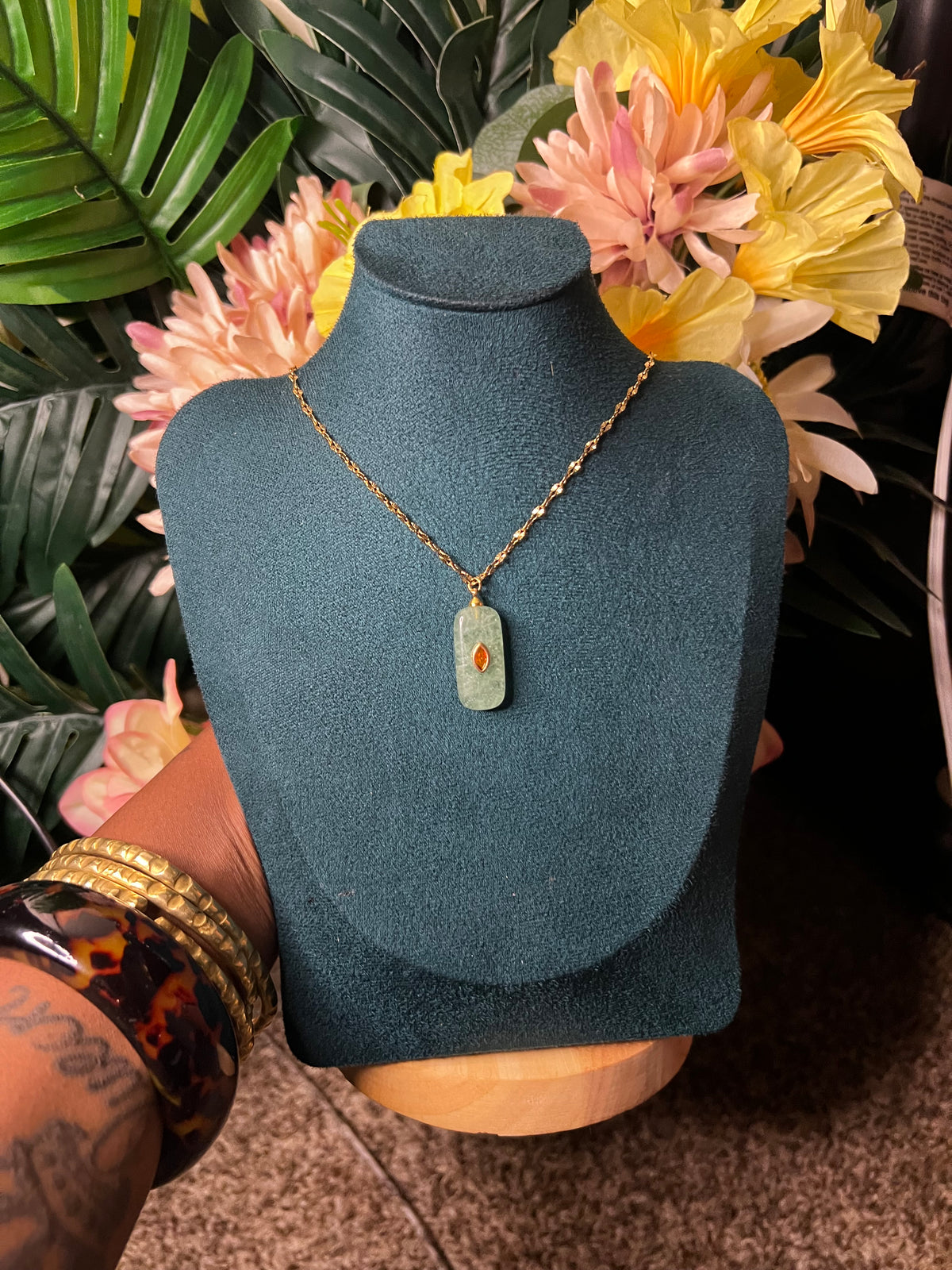 Green aventurine necklace 🧚🏾‍♀️✨