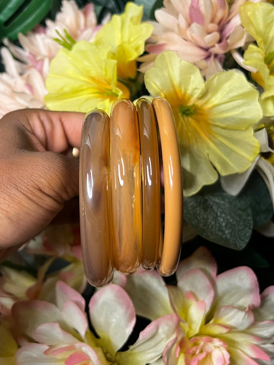 Peanut butter bangle set ✨
