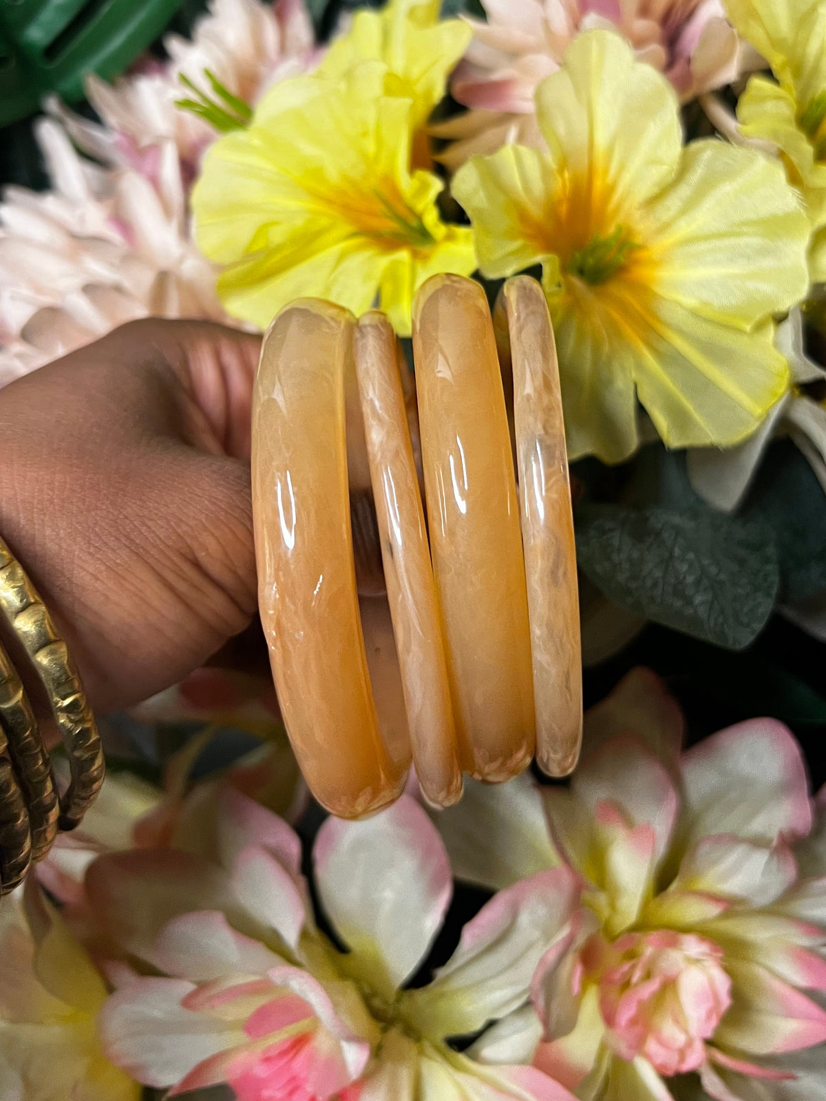 Cream bangle set ✨