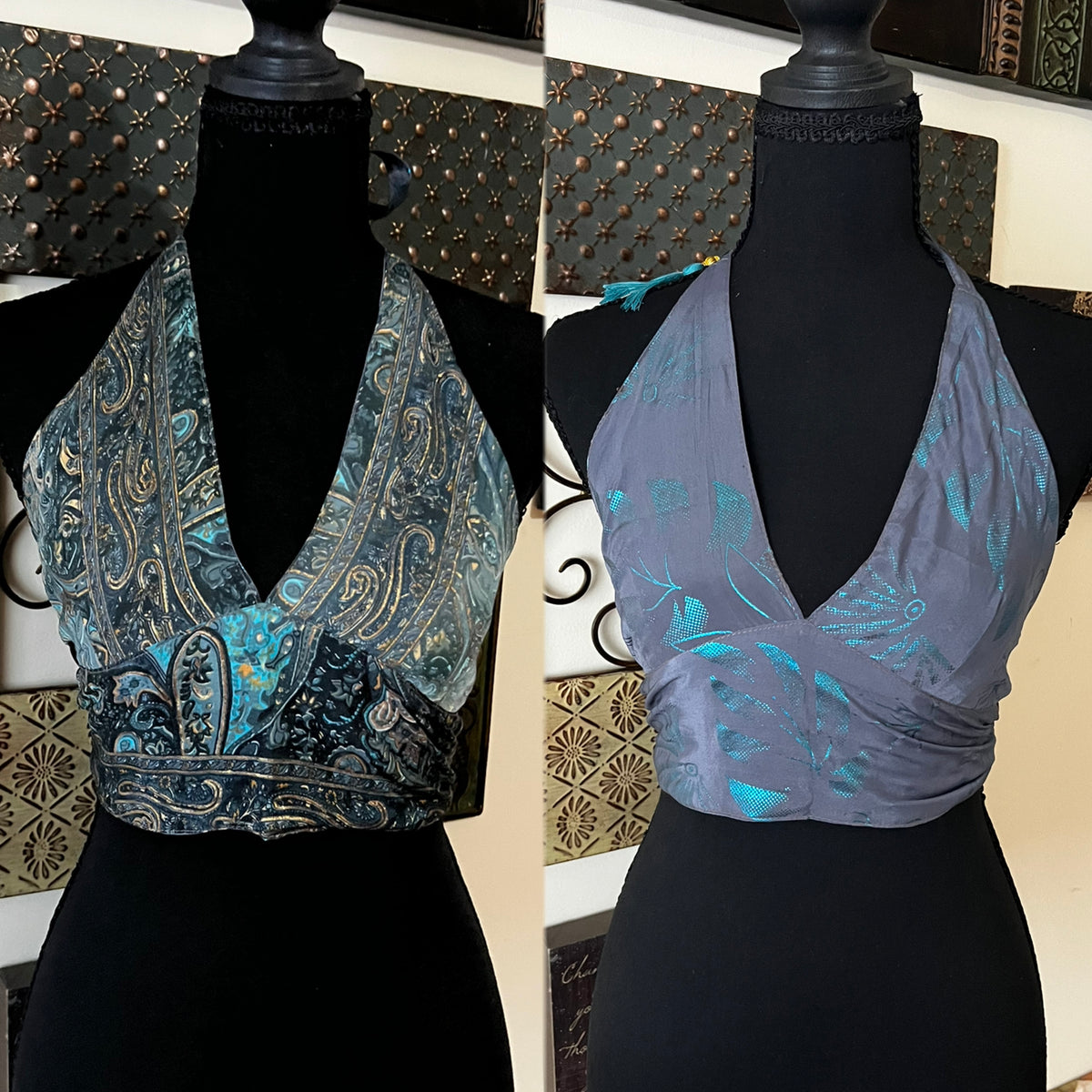 🧚🏾‍♀️✨ SILK BOHO TOPS 🧚🏾‍♀️✨ ( REVERSIBLE )
