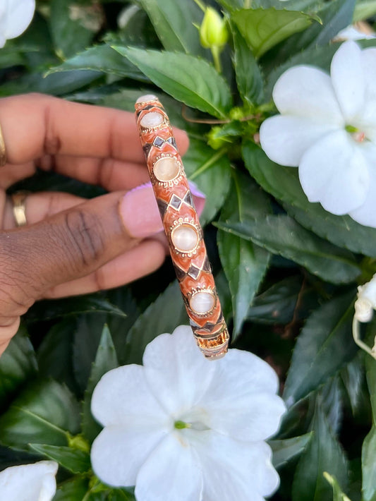 Brown Gem Bangle 🧚🏾‍♀️✨