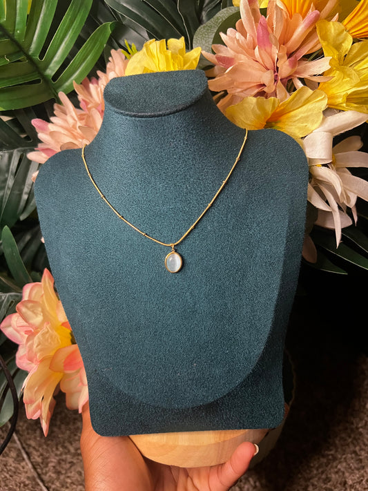 Aqua necklace 🧚🏾‍♀️✨