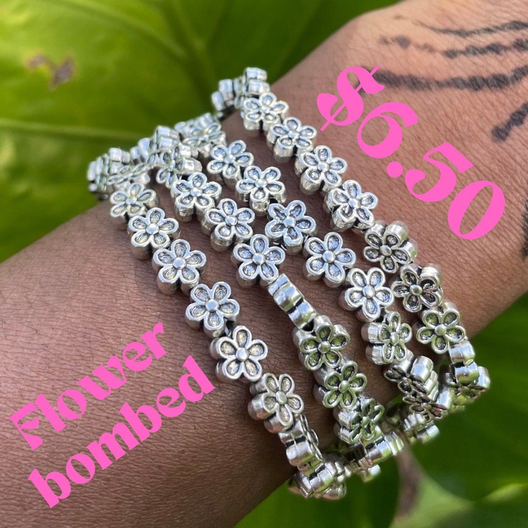 Flower bombed